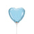 Mini Heart - Pearl Light Blue (air-fill Only) 4″ Balloon