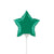 Mini Star - Emerald Green (air-fill Only) 4″ Balloon