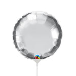 Circle - Silver (air-fill Only) 9″ Balloon