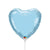 Heart - Pearl Light Blue (air-fill Only) 9″ Balloon