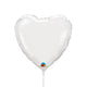 Heart - White (air-fill Only) 9″ Balloon