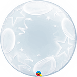 Balloons & Stars 24″ Bubble Balloon