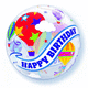 Birthday Hot Air Balloon Ride 22″ Bubble Balloon