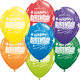 Birthday Loops & Stars Carnival Assortment 11″ Latex Balloons (50)