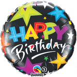 Brilliant Stars Happy Birthday 36″ Balloon