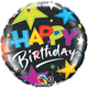 Brilliant Stars Happy Birthday 36″ Balloon