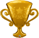 Golden Trophy 39″ Balloon