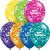 Qualatex Latex 11" Round Birthday Sparkling Balloons Latex Balloons (50 pack)