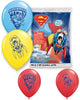 12″ Superman Latex Balloons 6 Count