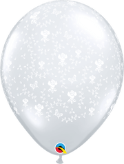 Qualatex Latex 16" Round Flowers-A-Round Balloons (50 pack)