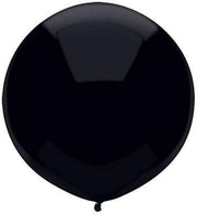 Qualatex Latex 17" Pitch Black Outdoor Display Latex Balloons 72 Count
