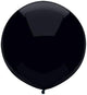 17″ Pitch Black Outdoor Display Latex Balloons 72 Count