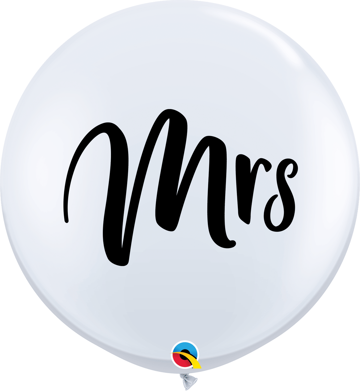 Qualatex Latex 3' Round Mrs. Balloons (2 pack)