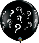 36″ Question Marks Latex Balloons (2 pack)