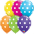 Qualatex Latex Big Polka Dots Tropical Assortment 5″ Latex Balloons (100 count)