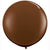 Qualatex Latex Chocolate Brown 36″ (3′ Spherical) Latex Balloons (2)