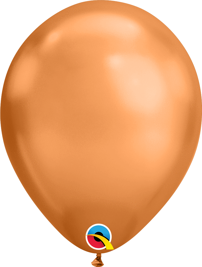Qualatex Latex Chrome Copper 11″ Latex Balloons (100)
