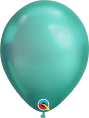 Qualatex Latex Chrome Green 11″ Latex Balloons (100)