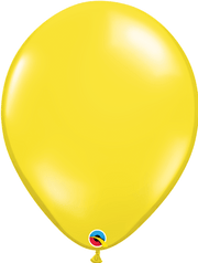 Qualatex Latex Citrine Yellow 16″ Latex Balloons (50 count)