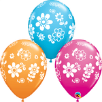 Qualatex Latex Contempo Daisies 11″ Latex Balloons (50)