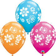 Qualatex Latex Contempo Daisies 11″ Latex Balloons (50)