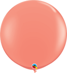 Coral 36″ (3′ Spherical) Latex Balloons (2)