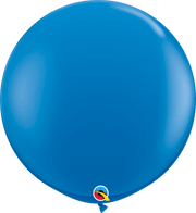 Qualatex Latex Dark Blue 36″ (3′ Spherical) Latex Balloons (2)
