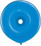 Qualatex Latex Dark Blue GEO Donut 16″ Latex Balloons (25)