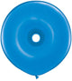 Dark Blue GEO Donut 16″ Latex Balloons (25)