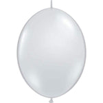 Qualatex Latex Diamond Clear 12″ QuickLink Latex Balloons (50)