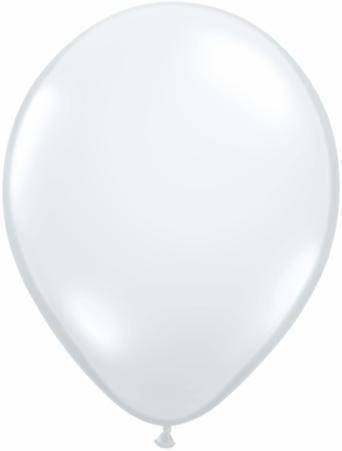 Qualatex Latex Diamond Clear 9″ Latex Balloons (100)