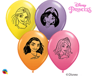 Qualatex Latex Disney Princess Faces Assorted 5″ Latex Balloons (100 count)