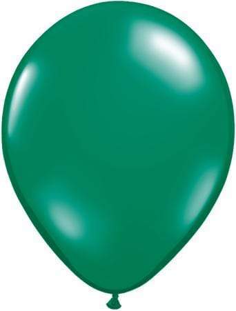Qualatex Latex Emerald Green 11″ Latex Balloons (100)