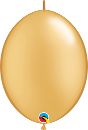 Qualatex Latex Gold 06" QuickLink® Balloons (50 count)