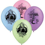 Qualatex Latex Hannah Montana 12" Latex Balloons (6 count)