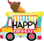 Happy Birthday Ice Cream Truck 36″ Foil Balloon