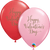 Qualatex Latex Happy Valentine's Day Script 11″ Latex Balloons (50 count)