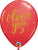 Qualatex Latex I Love You Bold Script Red 11″ Latex Balloons (50)