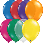 Qualatex Latex Jewel Assortment 16″ Latex Balloons (50 count)