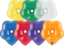 Qualatex Latex Jewel Assortment GEO Blossom® 6″ Latex Balloons