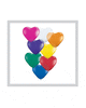 Jewel Assortment Heart 6″ Latex Balloons (100)