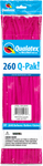 Qualatex Latex Jewel Magenta 260Q Latex Balloons (50)