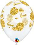 Qualatex Latex Love Roses 11″ Latex Balloons (50)