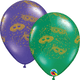 Mardi Gras Masks-A-Round 11″ Latex Balloons (50)