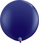 Qualatex Latex Navy 36″ (3′ Spherical) Latex Balloons (2)