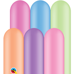 Qualatex Latex Neon Assortment 260Q Latex Balloons (100)