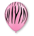 Qualatex Latex Neon Pink Safari Zebra Stripes 11″ Latex Balloons (50)