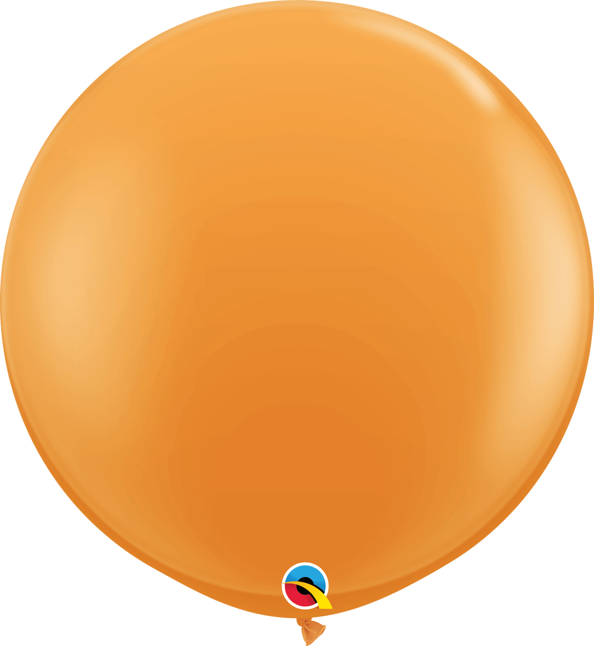 Qualatex Latex Orange 36″ (3′ Spherical) Latex Balloons (2)