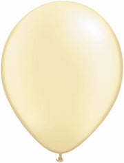 Qualatex Latex Pearl Ivory 11″ Latex Balloons (100)