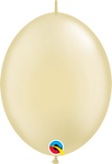 Qualatex Latex Pearl Ivory 12" QuickLink® Balloons (50 count)